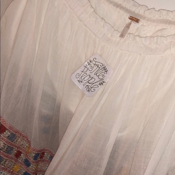 Free People Lace Muli-Color Crop-top w/builtin Bra - Picture 7 of 8